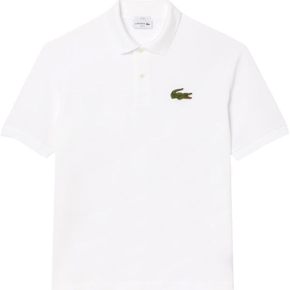 Unisex Loose Fit L.12.12 Piqué Polo Big Croc White Lacoste Size XXL BNWT